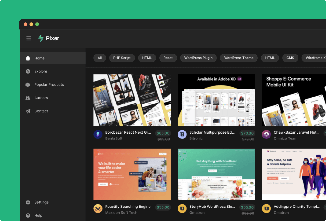图片[1]-Pixer v6.5.0 – React Laravel 电子商务多供应商数字市场-哈德森博客