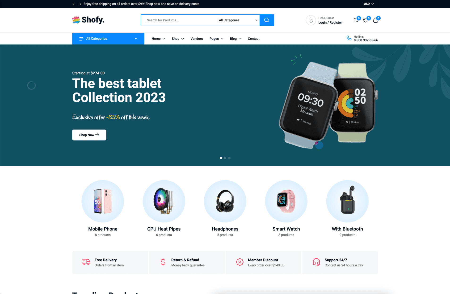 Shofy v1.0.10 – 在线B2B电子商务和多供应商市场 Laravel 平台-哈德森博客