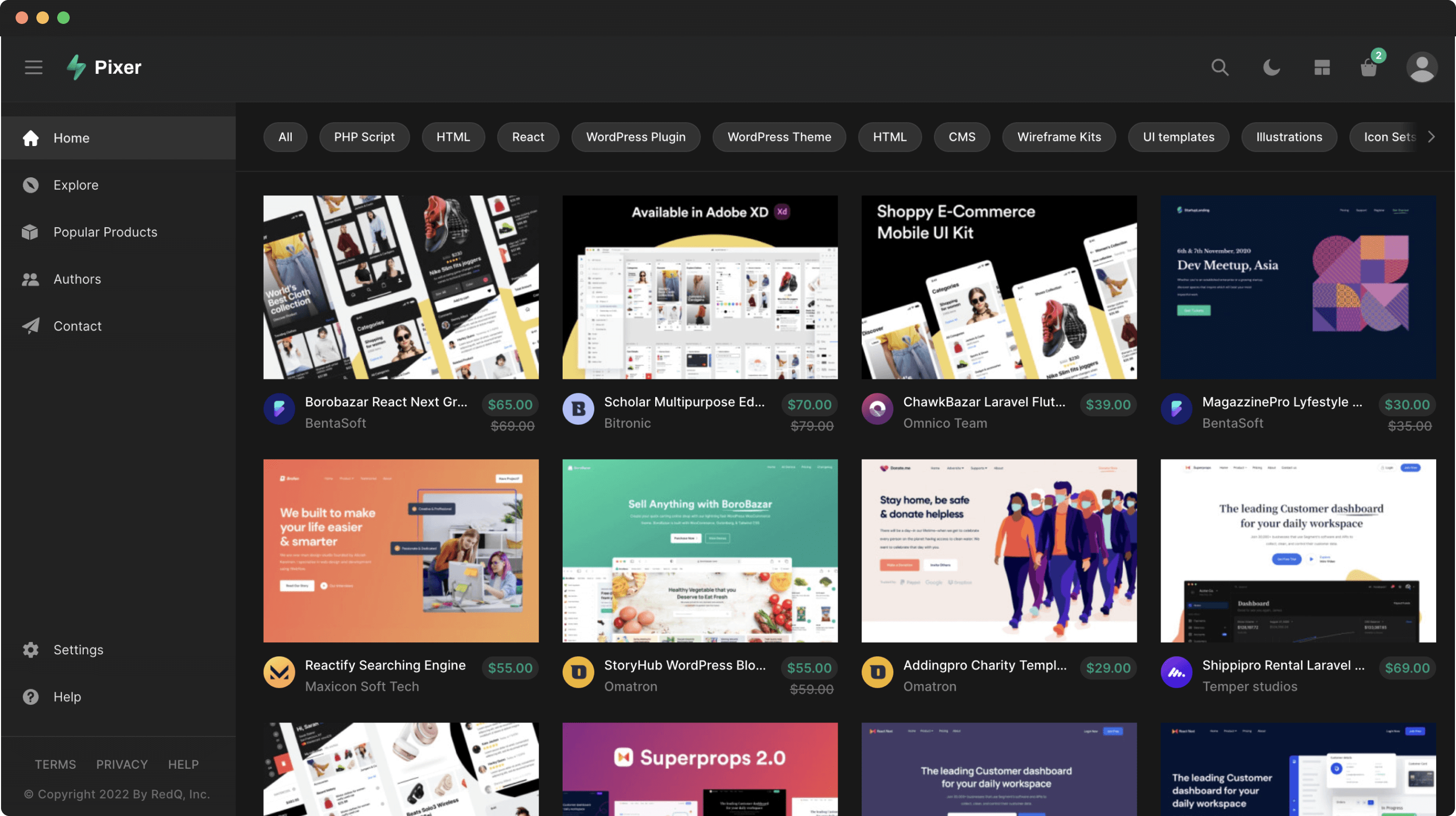 图片[3]-Pixer v6.5.0 – React Laravel 电子商务多供应商数字市场-哈德森博客