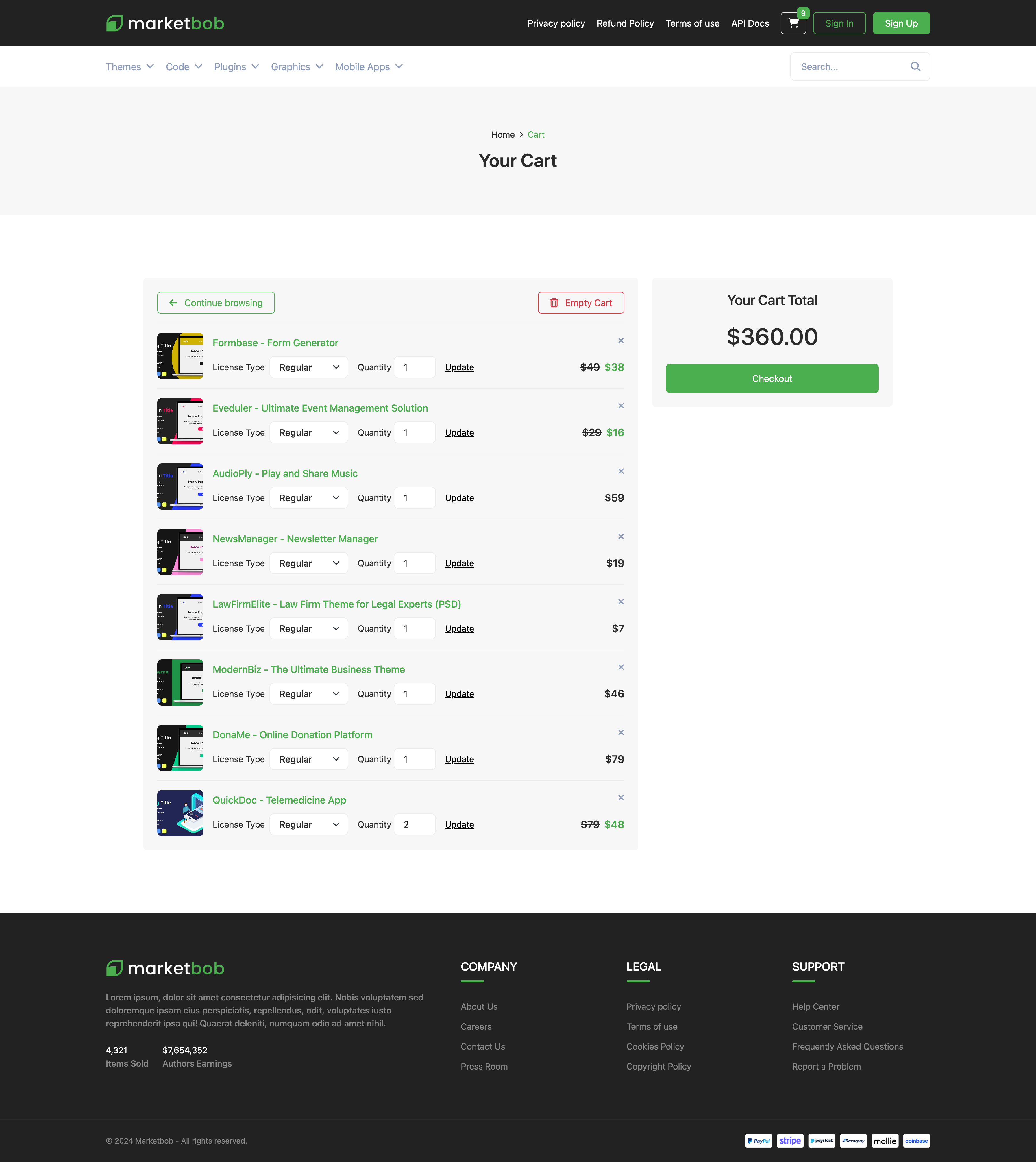 图片[1]-Marketbob - PHP多供应商数字模板软件市场-哈德森博客